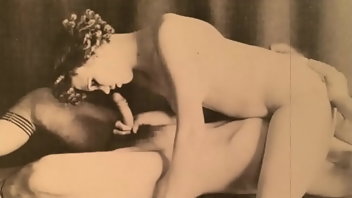 69 Hairy Oral Retro Vintage 