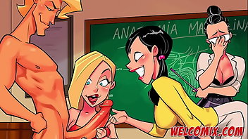 Toon Blonde Blowjob Teacher Hentai 