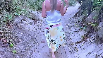 Beach Anal Outdoor MILF Handjob 