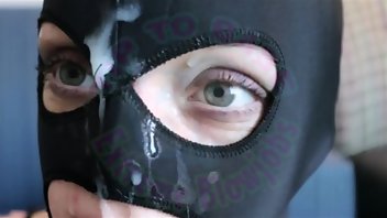 Mask Cumshot Facial Teen Hardcore 